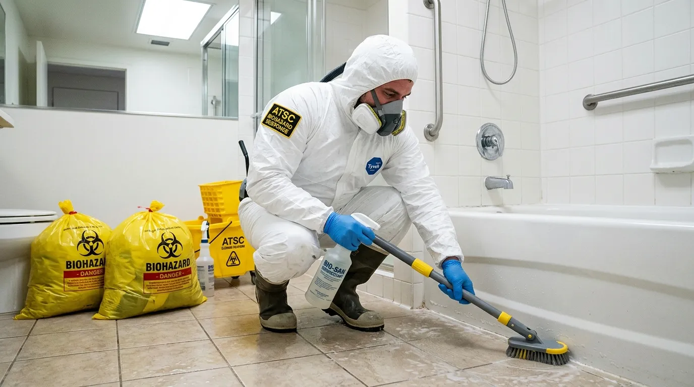 Decontamination equipment deployed for Blood Cleanup in Westport